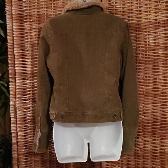 American Eagle Brown Corduroy Jacket S - Picture 6 of 9